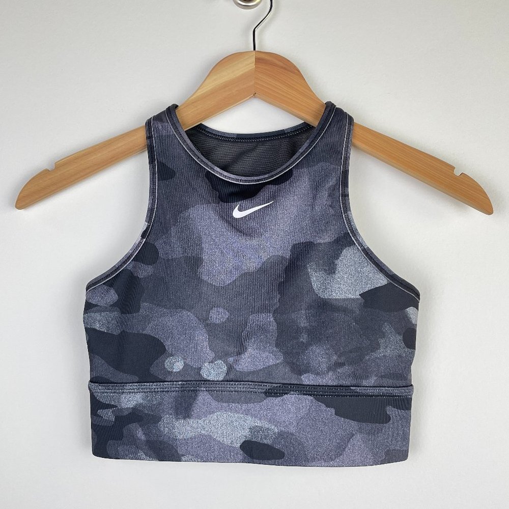 Nike Women's Multi Camo Crop-Top - Size XS